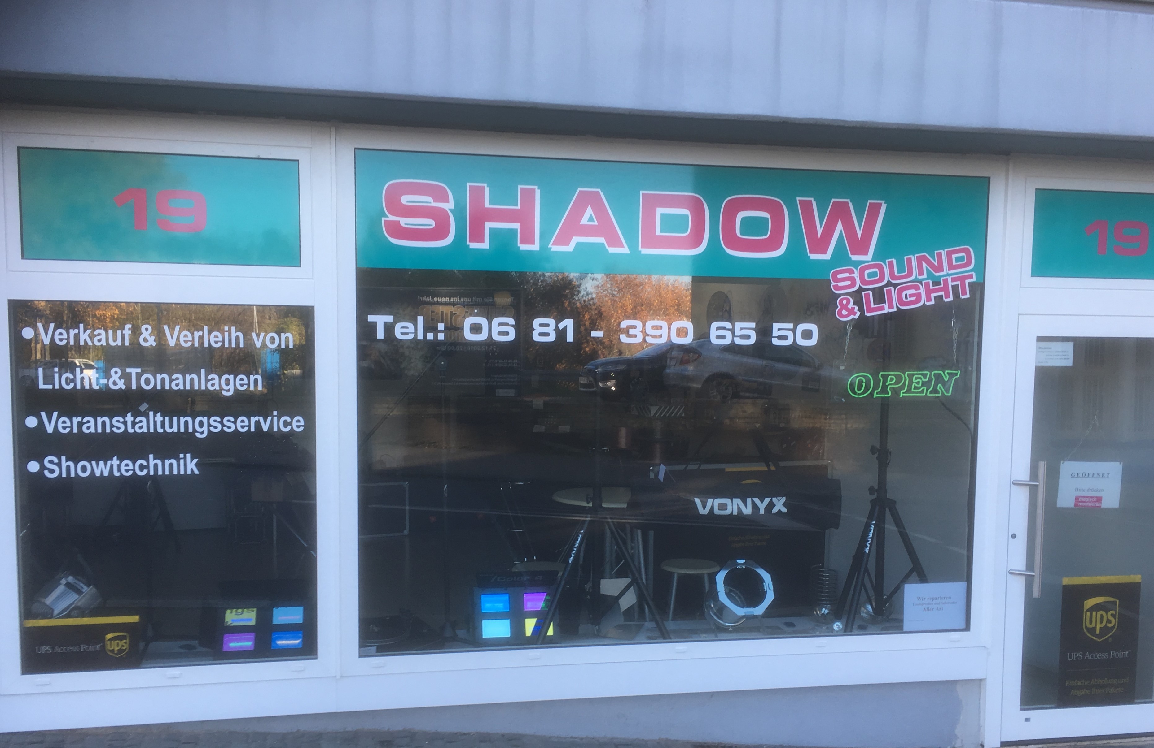 SHADOW Sound & Light - Home